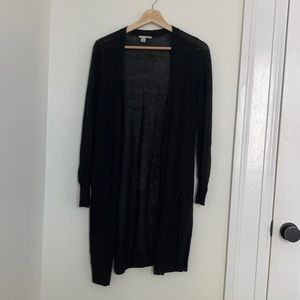 Black long cardigan with pockets - Nordstrom
